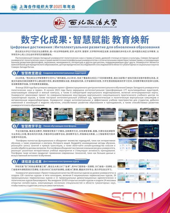 西北政法-数字教育展板